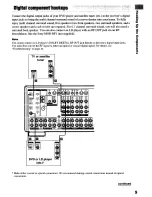 Preview for 9 page of Sony STR-DE1075 - Fm Stereo/fm-am Receiver Operating Instructions Manual