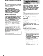 Preview for 16 page of Sony STR-DE1075 - Fm Stereo/fm-am Receiver Operating Instructions Manual