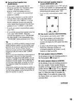 Preview for 19 page of Sony STR-DE1075 - Fm Stereo/fm-am Receiver Operating Instructions Manual