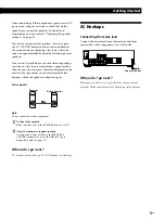 Предварительный просмотр 9 страницы Sony STR-DE245 Operating Instructions Manual