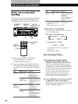 Предварительный просмотр 72 страницы Sony STR-DE245 Operating Instructions Manual