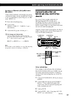 Предварительный просмотр 100 страницы Sony STR-DE245 Operating Instructions Manual