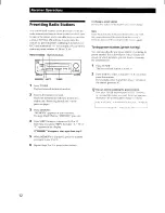 Предварительный просмотр 12 страницы Sony STR-DE325 User Manual Addendum Operating Instructions Manual