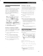 Предварительный просмотр 13 страницы Sony STR-DE325 User Manual Addendum Operating Instructions Manual