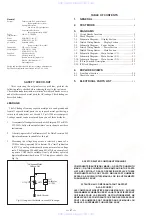 Preview for 2 page of Sony STR-DE325 User Manual Addendum Service Manual