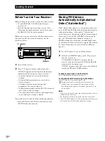 Предварительный просмотр 10 страницы Sony STR-DE335 - Fm Stereo/fm-am Receiver Operating Instructions Manual