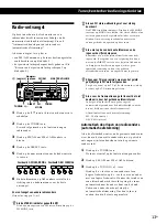 Предварительный просмотр 67 страницы Sony STR-DE335 - Fm Stereo/fm-am Receiver Operating Instructions Manual