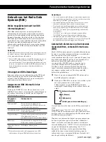 Предварительный просмотр 69 страницы Sony STR-DE335 - Fm Stereo/fm-am Receiver Operating Instructions Manual