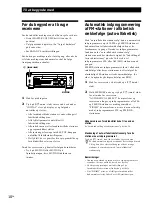 Предварительный просмотр 118 страницы Sony STR-DE335 - Fm Stereo/fm-am Receiver Operating Instructions Manual