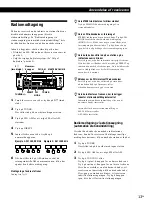 Предварительный просмотр 121 страницы Sony STR-DE335 - Fm Stereo/fm-am Receiver Operating Instructions Manual