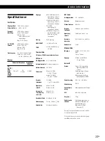 Предварительный просмотр 131 страницы Sony STR-DE335 - Fm Stereo/fm-am Receiver Operating Instructions Manual