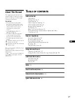 Preview for 3 page of Sony STR-DE375 Operating Instructions Manual