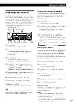 Preview for 13 page of Sony STR-DE375 Operating Instructions Manual