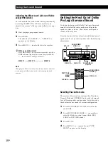 Предварительный просмотр 18 страницы Sony STR-DE375 Operating Instructions Manual