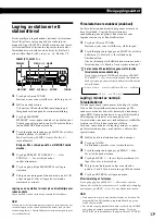 Preview for 94 page of Sony STR-DE375 Operating Instructions Manual