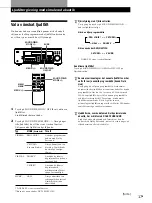 Preview for 98 page of Sony STR-DE375 Operating Instructions Manual