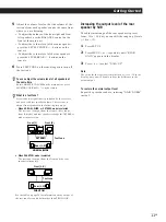 Предварительный просмотр 11 страницы Sony STR-DE435 Operating Instructions Manual