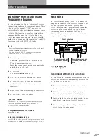 Предварительный просмотр 25 страницы Sony STR-DE435 Operating Instructions Manual