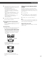 Предварительный просмотр 104 страницы Sony STR-DE435 Operating Instructions Manual