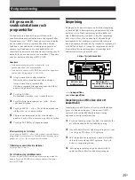 Предварительный просмотр 118 страницы Sony STR-DE435 Operating Instructions Manual