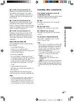 Preview for 25 page of Sony STR-DE495 Operating Instructions Manual