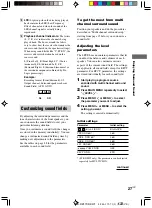 Preview for 27 page of Sony STR-DE495 Operating Instructions Manual