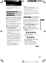 Preview for 29 page of Sony STR-DE495 Operating Instructions Manual