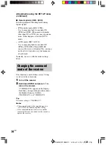 Preview for 36 page of Sony STR-DE495 Operating Instructions Manual