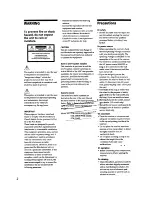 Preview for 2 page of Sony STR-DE515 Operating Instructions Manual