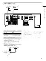 Preview for 5 page of Sony STR-DE525 Operating Instructions Manual