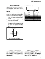 Предварительный просмотр 3 страницы Sony STR-DE575 - Fm Stereo/fm-am Receiver Service Manual