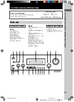 Preview for 5 page of Sony STR-DE590 Operating Instructions Manual