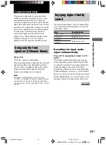 Preview for 23 page of Sony STR-DE590 Operating Instructions Manual