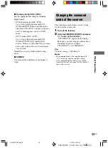 Preview for 33 page of Sony STR-DE590 Operating Instructions Manual