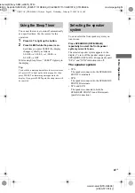 Предварительный просмотр 43 страницы Sony STR-DE698 - A/v Receiver Operating Instructions Manual