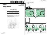 Preview for 241 page of Sony STR-DE715 - Fm Stereo/fm-am Receiver Service Manual