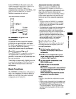 Предварительный просмотр 45 страницы Sony STR-DE895 - Fm Stereo/fm-am Receiver Operating Instructions Manual