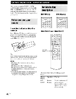 Предварительный просмотр 46 страницы Sony STR-DE895 - Fm Stereo/fm-am Receiver Operating Instructions Manual