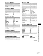 Предварительный просмотр 63 страницы Sony STR-DE895 - Fm Stereo/fm-am Receiver Operating Instructions Manual