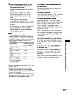 Предварительный просмотр 65 страницы Sony STR-DE895 - Fm Stereo/fm-am Receiver Operating Instructions Manual