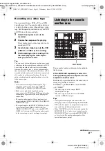 Предварительный просмотр 41 страницы Sony STR-DE897 Operating Instructions Manual