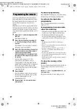 Предварительный просмотр 48 страницы Sony STR-DE897 Operating Instructions Manual