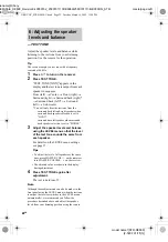 Предварительный просмотр 22 страницы Sony STR-DE898 - Fm Stereo / Fm-am Receiver Operating Instructions Manual