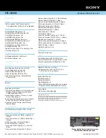 Предварительный просмотр 2 страницы Sony STR-DE998 - A/v Receiver Specifications