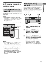 Предварительный просмотр 35 страницы Sony STR-DG1100 Operating Instructions Manual