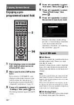 Предварительный просмотр 58 страницы Sony STR-DG1100 Operating Instructions Manual