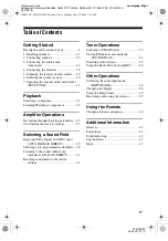 Preview for 3 page of Sony STR-DG300 Operating Instructions Manual