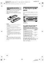 Preview for 20 page of Sony STR-DG300 Operating Instructions Manual