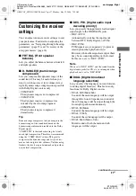 Preview for 27 page of Sony STR-DG300 Operating Instructions Manual