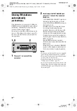 Preview for 34 page of Sony STR-DG300 Operating Instructions Manual